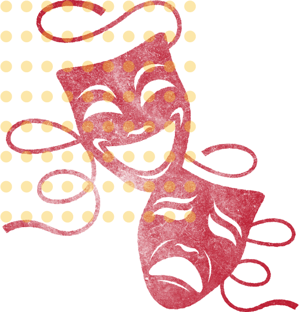 Artistic image of the Rugeley Rose Theatre